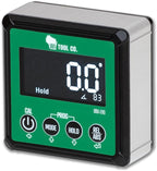 Wisconsin Tool Magnetic Digital Electronic Level and Angle Finder Gauge and Bevel Box, Programmable High-Contrast Angle Measurement Tool with Storage Pouch, Batteries Included