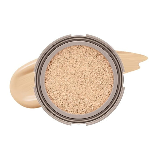 MOONSHOT KOREA Conscious Fit Cushion Foundation Flawless Coverage,Glass skin,Long-Lasting, Lightweight, Buildable Coverage,k-beauty (21N Cosmic Vanilla, [refill] Conscious Fit Cushion)-VeraVaultWomen