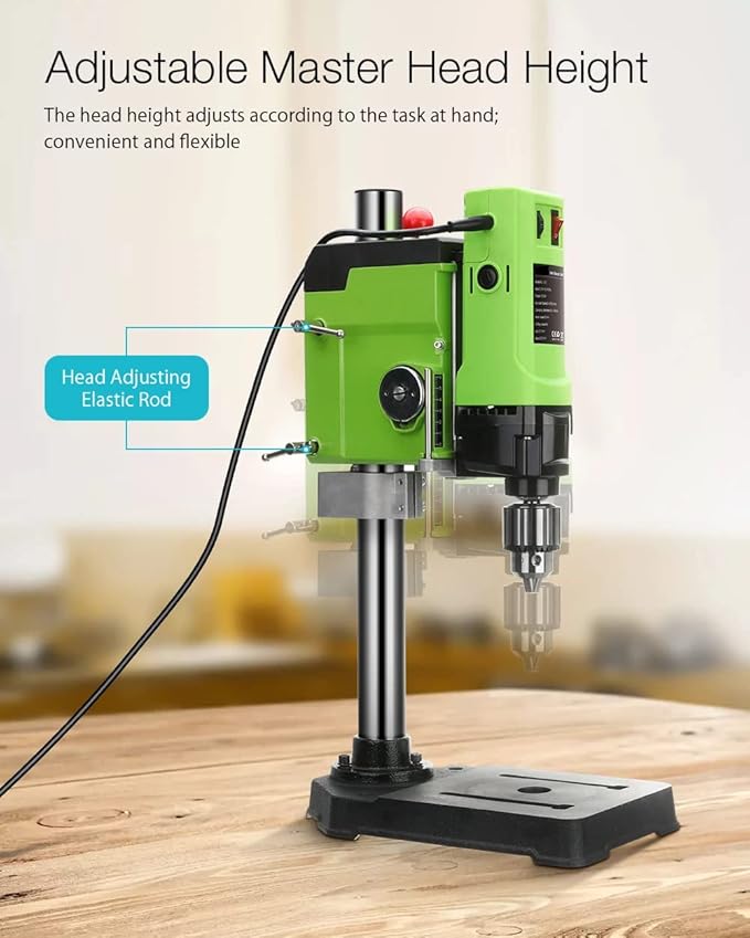 Bench Drill Stand 1050W Mini Electric Bench Drilling Machine Drill Chuck 3-16mm