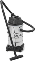 10 Gallon 4.0 Peak HP Wet/Dry Vacuum, Stainless Steel Tank, 3 in 1 Function Portable Shop Vacuum with Attachments, Ideal for Jobsite, Garage & Workshop.