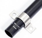 1-1/4 Inch Stainless Steel Conduit Clamps Two Hole Pipe Clamps Metal U Bracket Conduit Fixing Clips, Universal Clamp for Cylindrical Components - Fits OD 32 mm (Approx.1-1/4") | 14 Pcs