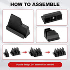 40PCS Magnetic Modular Wrench Organizers for Tool Drawers, Adjustable Wrench Storage Holder with Label for Tool Box and Drawer Organization