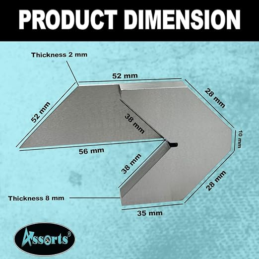 Assorts Center Squares/Finders- 140 mm Blade Length -Finds center of Round Bar Upto 3" (75 mm) Diameter
