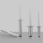 450pcs 1/8" x 1/4" Aluminum Blind Rivets, 3.2 x 6mm Pop Rivets,Rivets for Metal,Silver