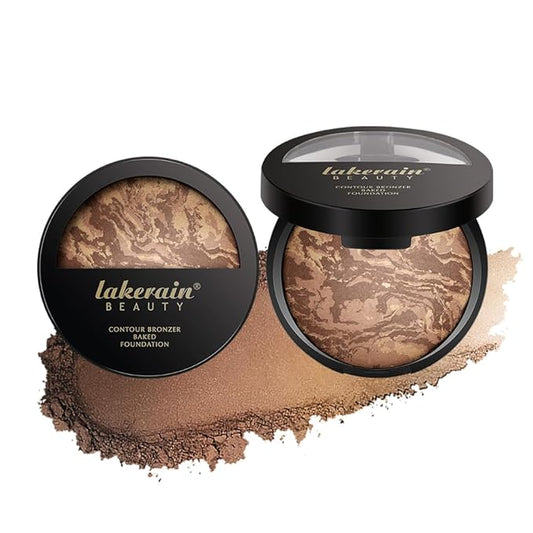 Baked Brighten Foundation, Coror Correcting Baked Balance Foundation,Buildable Coverage, Lightweight Powder Foundation, Creates a Perfect Canvas and a Natural Semi-Matte Finish(02# Tan)-VeraVaultWomen