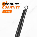 HARFINGTON PVC Spring Tube Bender 15mm OD 520mm Long A Type Conduit Pipe Bender Bending Spring for Pipe Bending Devices in Home Hydropower, Black