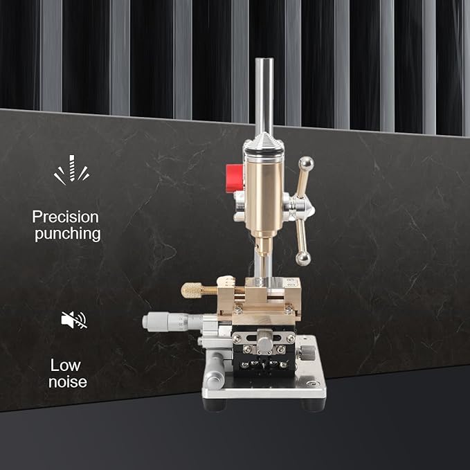 Mini Benchtop Drill Press, Precision Watch drill, Speed Adjustable, Watch Repair Equipment, Industrial Grade Bench Structure 1-3mm