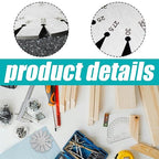 2 Pcs Stainless Steel Bevel Angle Gauge, Ax Angle Gauge, Measure 15-120 Degree for Measuring Knife Angle