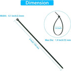 6 Inch Garden Green Zip Tie 1000 PCS, 18 Lbs - Small to Medium Zip Tie, Nylon PA66 UV Resistant Cable Tie for Indoor and Outdoor Use - Ideal for bundling and securing objects