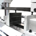 KAKA Industrial TBK-11B Double Column Band Saw, Hydraulic downfeed control, Variable Speed, Automatic Non-mitering Horizontal Bandsaw 11 inch capacity with 220V 3PH motor