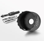 1-1/2 Inch Hole Saw with 9.1mm Triangle Shank Arbor, JTemgle Bi-Metal Hole Saw Heavy Duty Hole Cutting Tool for Cornhole Boards, Recessed Lights, Wood, Plastic, Drywall & Soft Metal