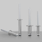 110pcs 3/16" x3/8" Stainless Blind Rivets,Pop Rivets,304 Stainless Steel Grip and Steel Mandrel, 4.8 x 10mm