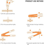 Arrow Heavy Duty Riveter Kit, Professional Pop Rivet Gun with Assorted 120 Rivets