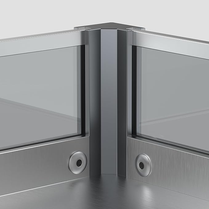 (60Pcs) 1/4" x5/8" Aluminum Blind Rivets, 6.3 x 16mm Pop Rivets,Rivets for Metal,Silver-(VG10114)