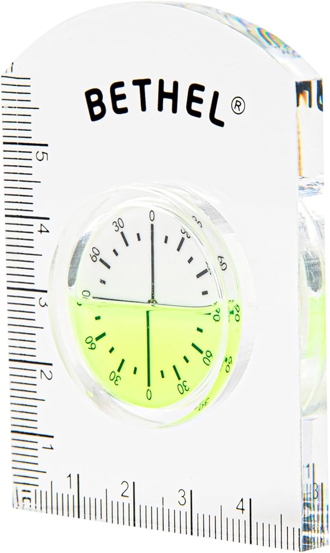 Circular Bubble Level Bullseye Degree Marked Surface Round Spirit Levels Measuring Tool