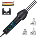 Heat Vinyl Shrink Gun Kit- 650W Portable Digital LED Display Temp Adjustable Auto Cool System Hot Air Pen Electrical Solder Heat Gun for DIY/Crafts/Shrink Wrapping/Vinyl Wrap/Wire Connectors