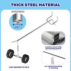 40Pcs 6" /150mm Stainless Steel Pegboard Display Hooks Bulk Set, Silver Garage Organization Peg Wall Hook Metal Slatwall Panel Hook Fit 1/8 and 1/4 Inch Pegboard for Retail