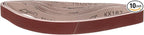 1-1/8 x 21 Inch Sanding Belt, 10 Pcs 600 Grit Aluminum Oxide Knife Sharpener Belts Work Sharpening for Belt Sander Knife Carving Tool Metal Working