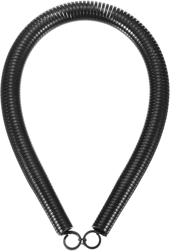 HARFINGTON PVC Spring Tube Bender 20mm OD 520mm Long A Type Conduit Pipe Bender Bending Spring for Pipe Bending Devices in Home Hydropower, Black