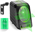 Huepar Box-1G Laser Level with Pulse Mode for Indoor & Outdoor Use, 150ft /150° Professional Self Leveling Green Laser Line Tool