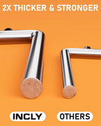 INCLY 1/4" Pegboard Hooks Set for Hanging Tools, 206PCS Heavy Duty Peg Hook Hanger & Holder Only Fit 1/4 Inch Pegboard for Craft Assortment Garage Organizer Bins Attachment Peg Board Accessories