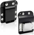 1 Pcs Drill Holder for Tool Belt, Tape Measure Holder with Metal Clip, 2 in Belt Hook Holster for Cordless Drill, Impact Driver, Measuring Tape, Tool Accessories