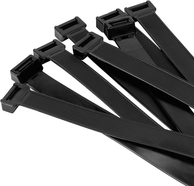 40 inch White Zip Ties Heavy Duty 15 PCS, 440 LBS Ultra Exclusive Strong Plastic Wire Ties, Large Cable Ties Extra Long Tie Wraps, Indoor and Outdoor UV Resistant