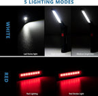 4 Pack LED Rechargeable Flashlights Work Lights,Vagocom Mechanic Tools Cordless Worklight with Magnetic Base 360°Rotate 5 Modes,Portable Emergency Light for Handmade,Automotive,Camping and Mens Gifts