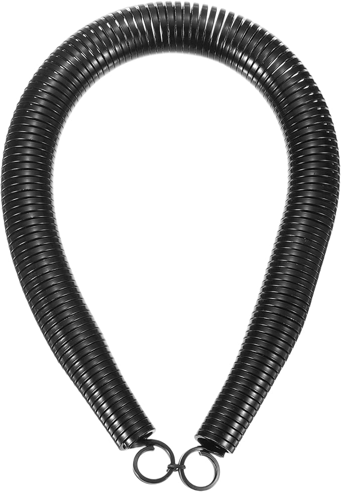 HARFINGTON PVC Spring Tube Bender 27.5mm OD 520mm Long C Type Conduit Pipe Bender Bending Spring for Pipe Bending Devices in Home Hydropower, Black