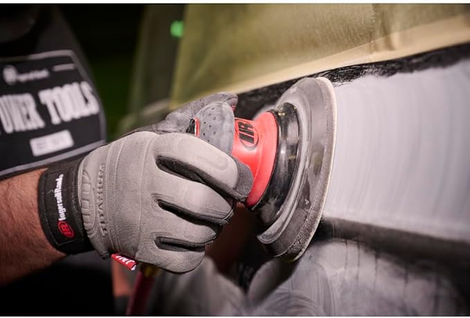Ingersoll Rand 5152-5-HL - 5" Random Orbital Air Sander, 3/32 Orbit, Hook & Loop, 12,000 RPM, 0.3 HP