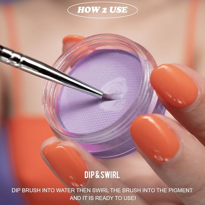 '-Water Activated Eyeliner -Wet Liner Makeup - Smudge Proof Face Body Paint Long Lasting Formula- “TruFresia” Light purple -10g/container