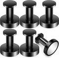 Heavy Duty 150Lb Magnet Hooks - Black, Strong, 6Pcs - Ideal for Cruise, Garage, Hanging, Grill