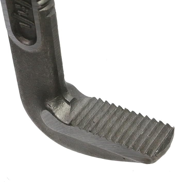 Pipe Wrench Hook Jaw 36 Inch Plumbing Wrench Replacement Jaws Carbon Steel for Adjustable Wrench (Silver)