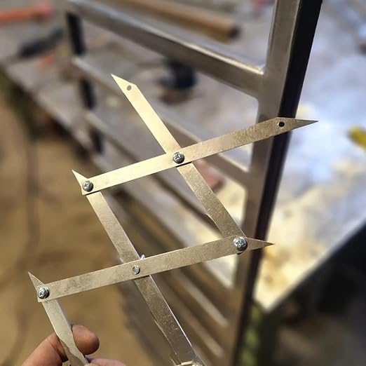 3/7/12 Point Center Finder for Precise Measurements, Woodworking Measuring Tools, Woodworking Center Finder Marking Tool, Wood Working Welding Precise Center Finding (7-Point)