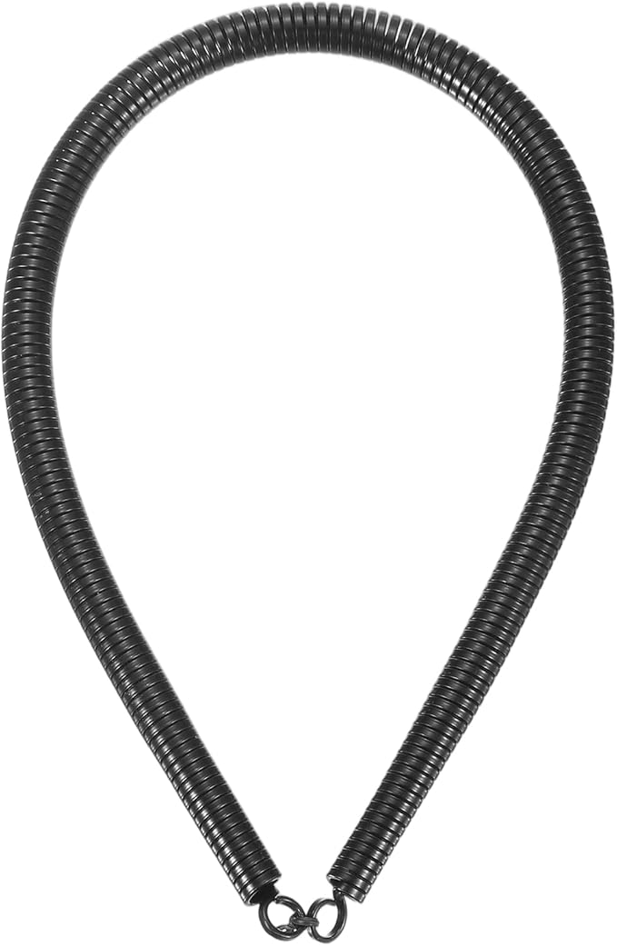 HARFINGTON PVC Spring Tube Bender 12mm OD 520mm Long A Type Conduit Pipe Bender Bending Spring for Pipe Bending Devices in Home Hydropower, Black