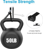 Zip Ties 14 inch (4000 Pack), 50 lb, UV Resistant Cable Ties, Black Wire Ties, Tie Wraps, SKALON