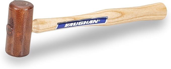 VAUGHAN Rawhide Mallet, Non Marring, Hardwood Handle, 4 oz, RM125, VN58210