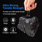 Zip Ties 8 inch Black Zip Ties with 50 Pounds Tensile Strength,Cable Ties,100 Pack, by Tantti Supply