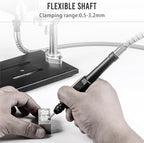 Mini Drill Press, Benchtop Drill Press, Portable Electric Drilling Machine,With Rotating Flexible Shaft Attachment, Drill Bit and Clamp, B10 Chuck,For DIY Wood Metal Plastic