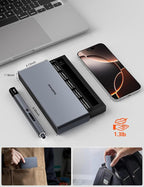 Mini Electric Screwdriver Set, Small Electric Precision Screwdriver with 5 Torque Levels, Max 0.75N.m, 500mAh Battery, 50-in-1 Cordless Power Screwdriver Kit for Laptop, Phone & Electronics Repair