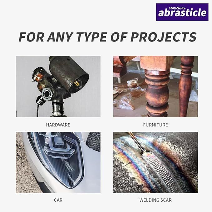 15 Pcs 2-1/2 x 14 Inch Assorted Aluminum Oxide Sanding Belt - 80/120/150/240/400 Grit