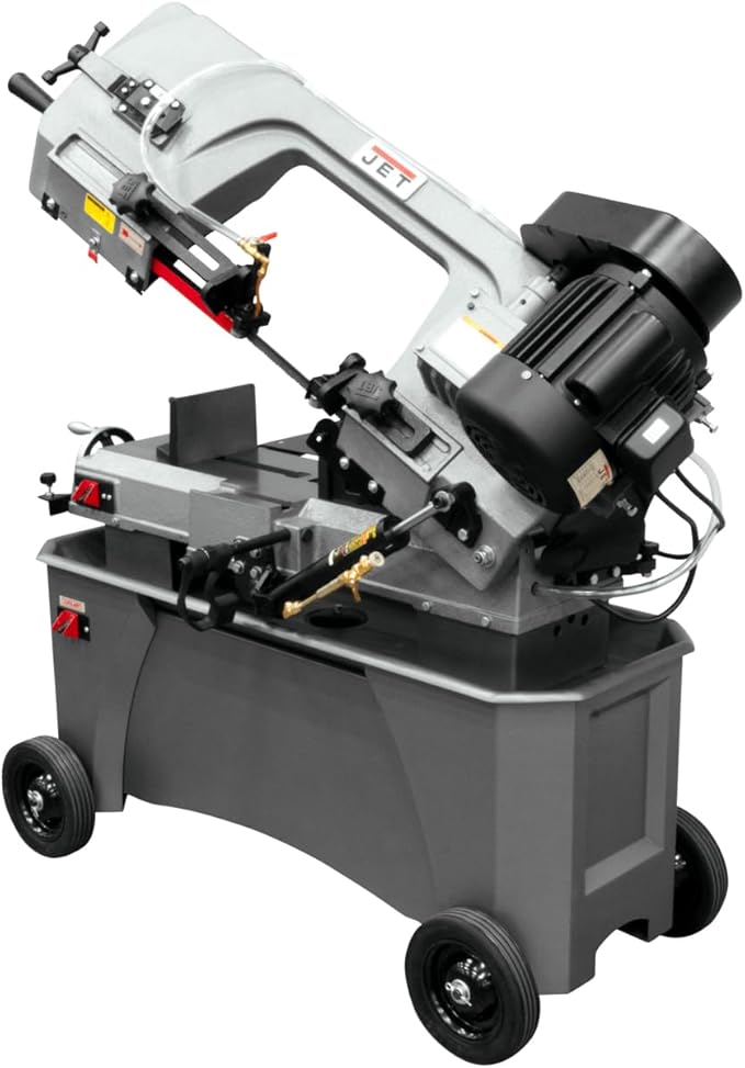 JET 7" x 12" Deluxe Horizontal/Vertical Bandsaw, 3/4 HP, 115/230V 1Ph (Model HVBS-712D)