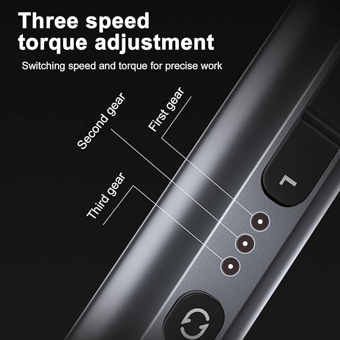 Precision Electric Screwdriver Kit, Mini Cordless Electric Rotary Drill Tool Set with Led Light 3 Torque 34 Magnetic Bits, for Repair, Sanding, Polishing, Drilling, Carving, DIY Crafts