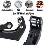 GOLDEAL Tube Cutter,Constant Swing Pipe Cutter Tool for Metal Pipe,1/8" - 1-3/16",with 5 Spare Cutting Blades,Bike Front Fork/Seatpost/Seat Tube/Steerer Tube Cutter(Blue)