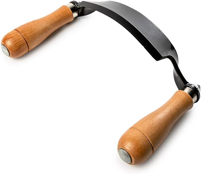 Draw Knife 5" Curved Draw Shave Woodworking Tool (Curved-5 inches)