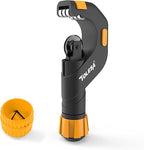 TOLESA Pipe Cutter Tool 3/16-2 Inch(5-50mm) Heavy Duty Metal Pipe Cutter With Deburring Tool Pipe Reamer Sharp Copper Tube Cutter Speed Cutting Tubing Cutter For Stainless Steel Aluminum Brass Pipe