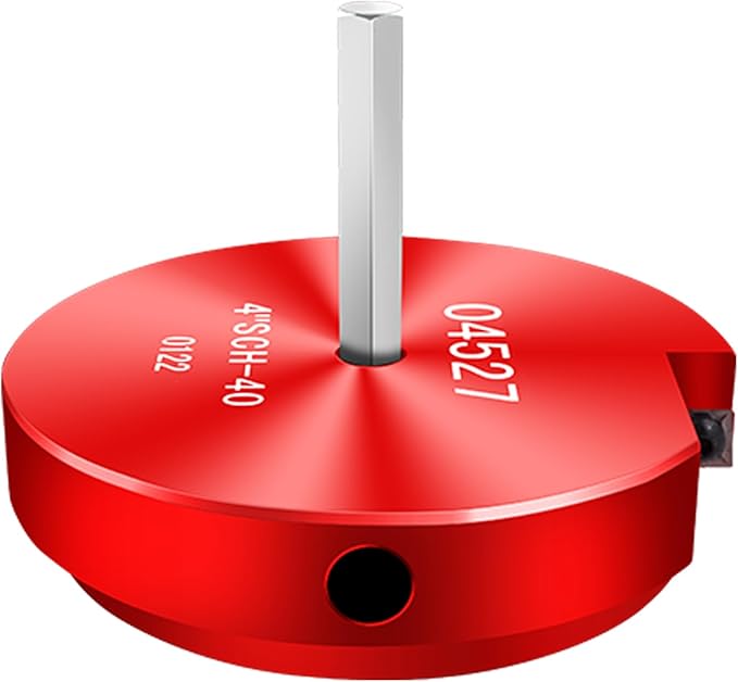 PVC Fitting Saver 4 Inch Head, Reamer With 3/8-Inch Hex Shaft, Socket Saver Plumbing Tool for Sch.40 PVC CPVC ABS Plastic Pipe