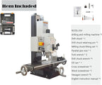 Benchtop Mini Milling Drilling Machine, Brushless Milling Drilling Machine, 110V, 1100W, 50-2250rpm