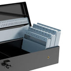 115PCS Drill Bit Index Box, Empty Metal Case (Excluding Drill Bits)