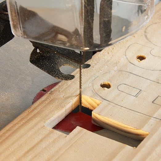 FOXBC 5 Inch Metal Cutting Scroll Saw Blade Pin End 24 TPI for Wen 3922, Dremel, Craftsman, Delta, Ryobi and All 15in. and 16in. Scroll Saw - 36 Pack